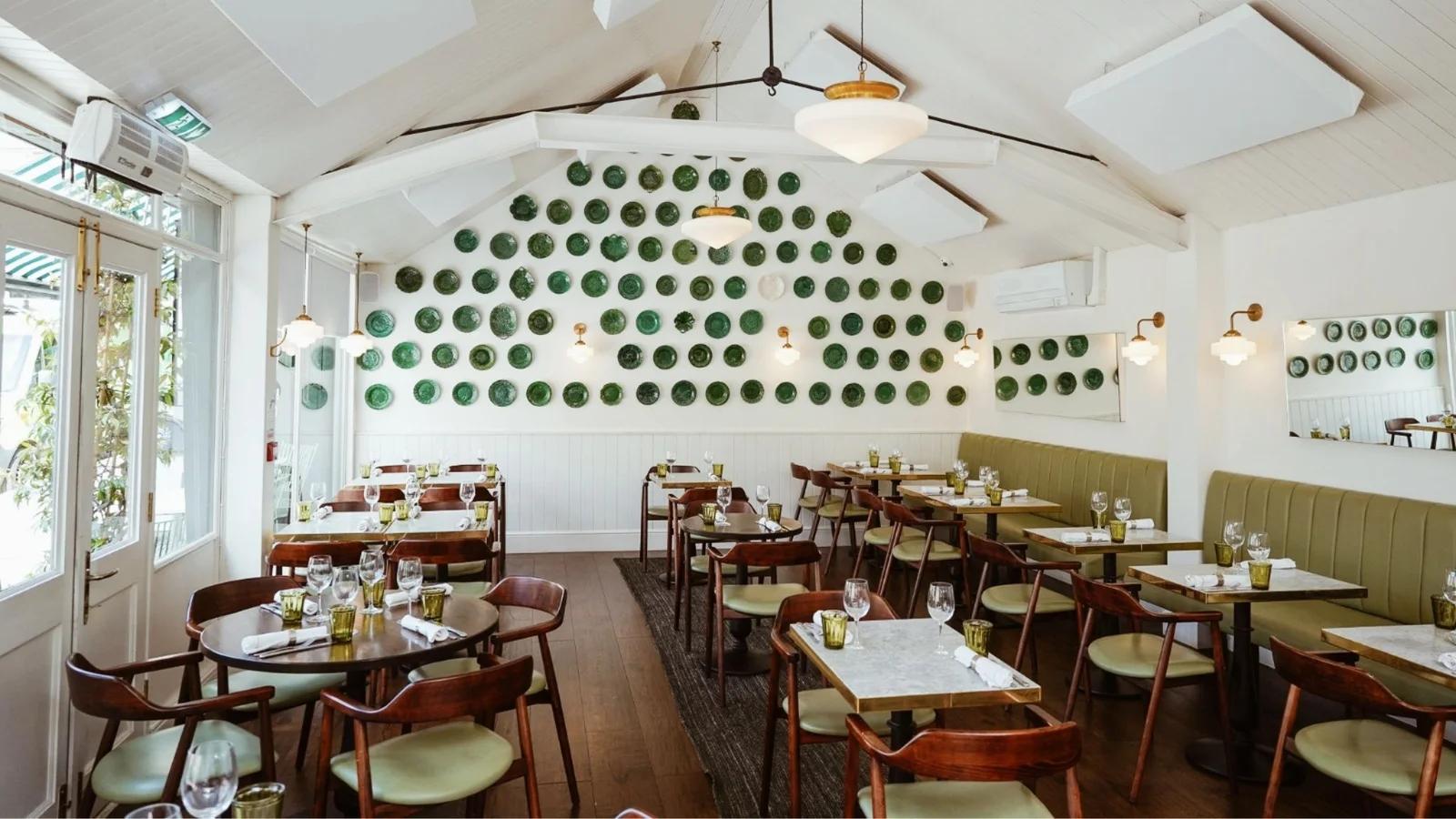 Dining room at Beckford Canteen, Bath