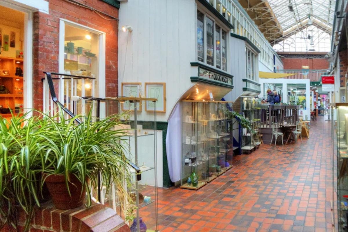 The former Smithfield Market building that houses Manchester Craft and Design Centre