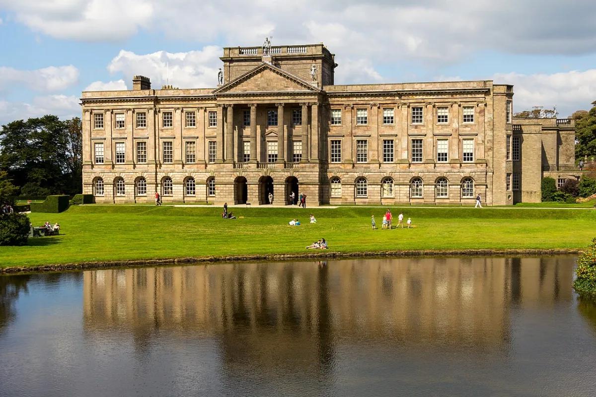Lyme house and surrounding parkland