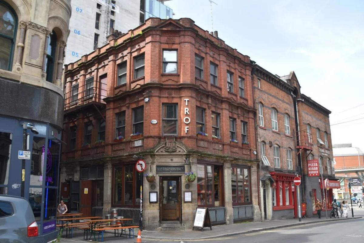 The exterior of Trof on Thomas Street in Manchester