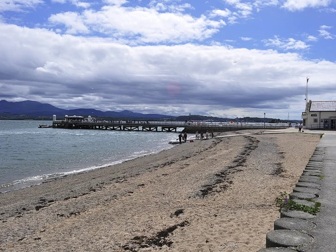 Beaumaris Beach on Anglesey