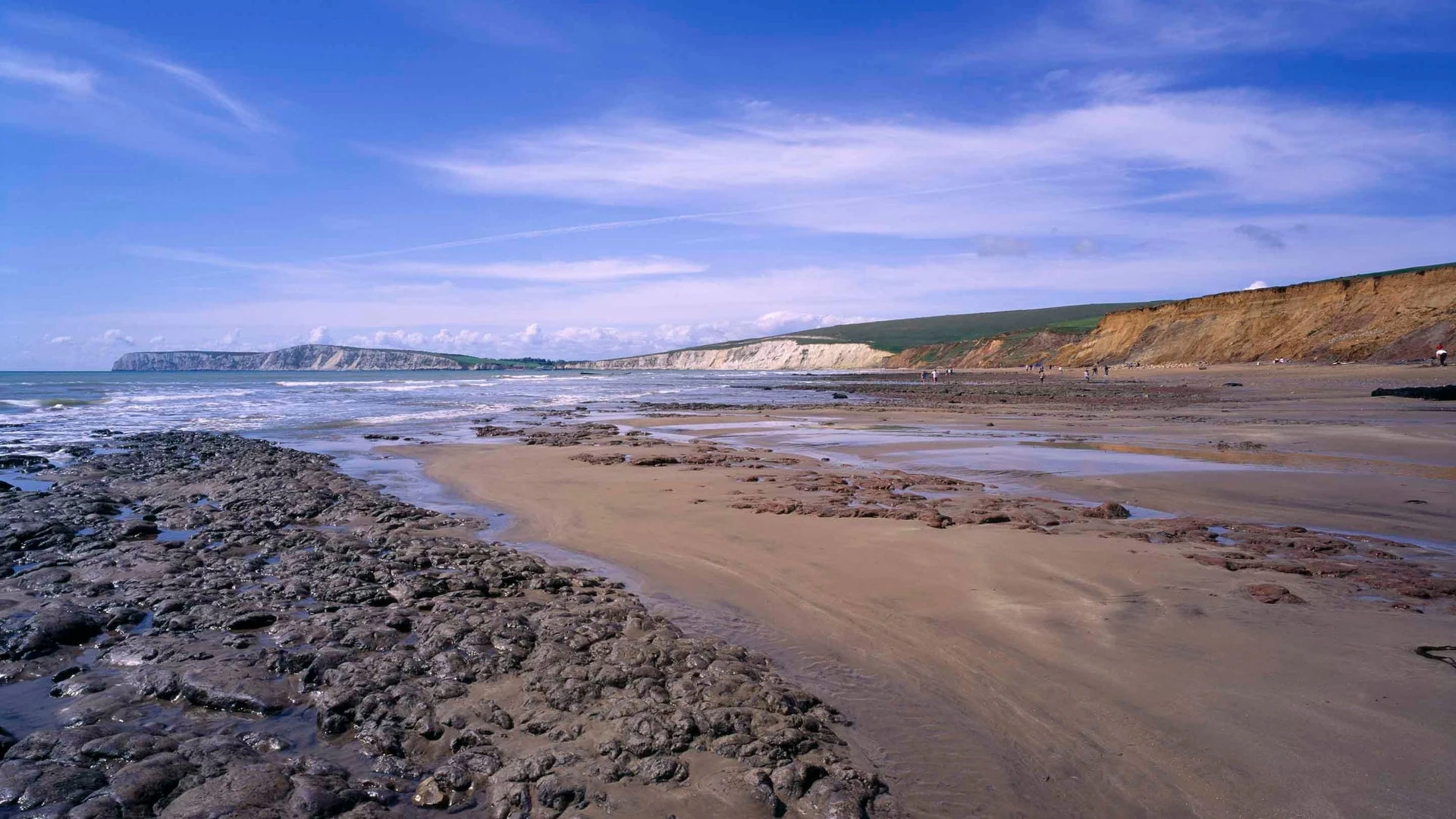 Looking west across Compton Bay, a shoreline overview