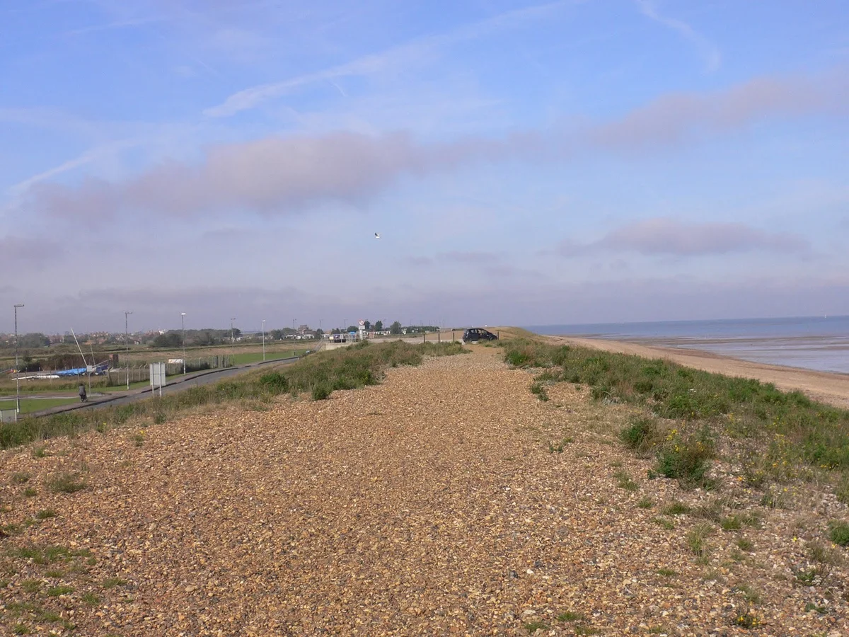 Shingle shore at Minster Shingle Bank Beach