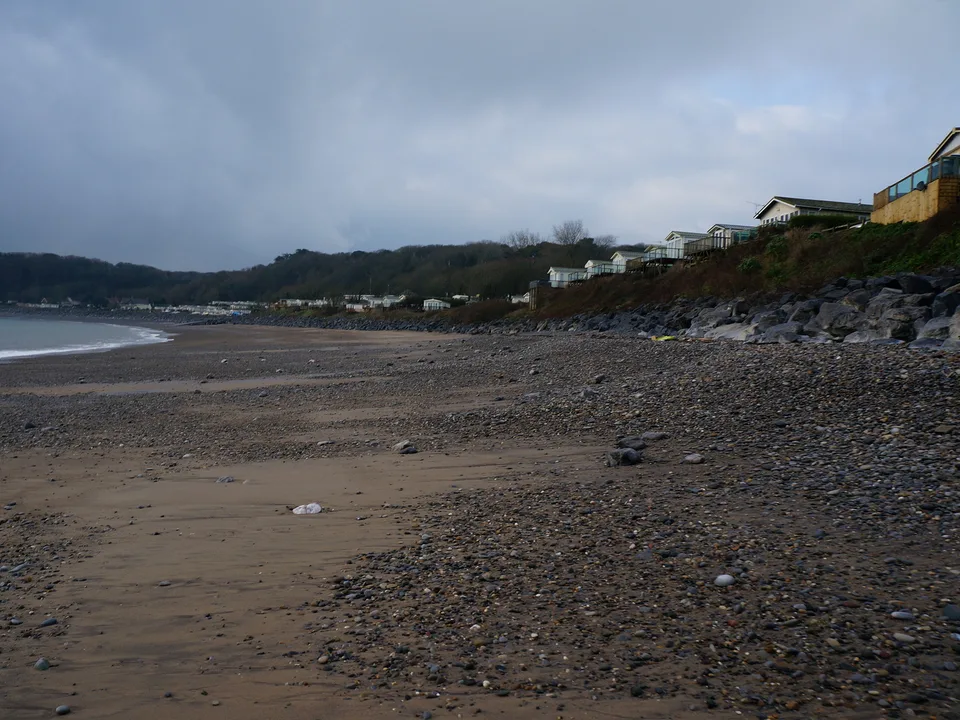 The beach at Lydstep Haven