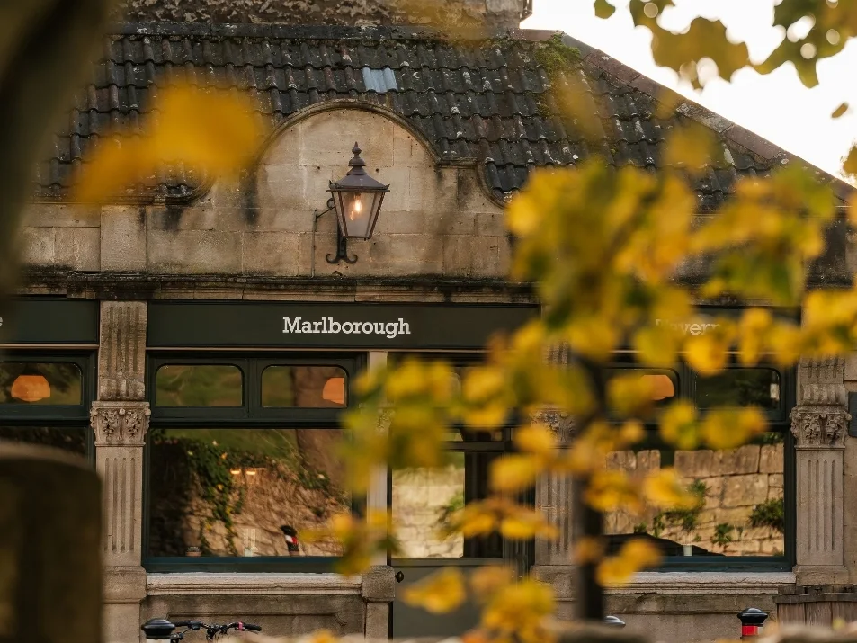 Marlborough Tavern frontage in Bath