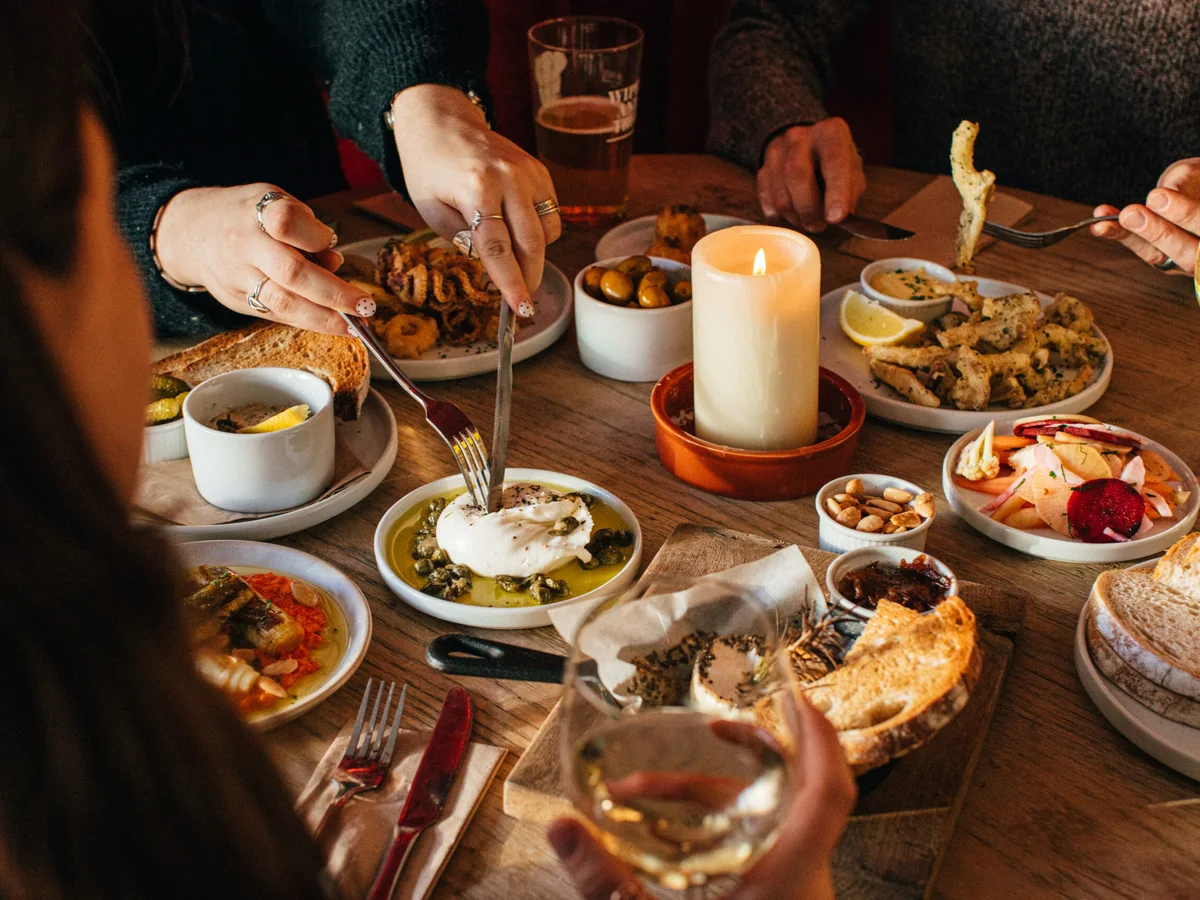 Small plates spread from No.1 Harbourside