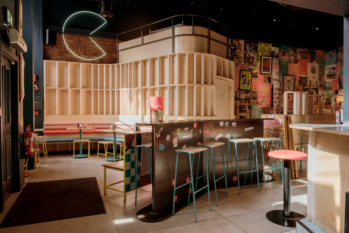 Restaurant interior at Civerinos Finnieston.