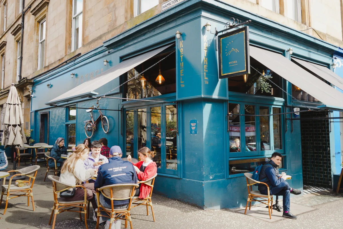 Kothel GWR corner frontage and terrace in Glasgow.