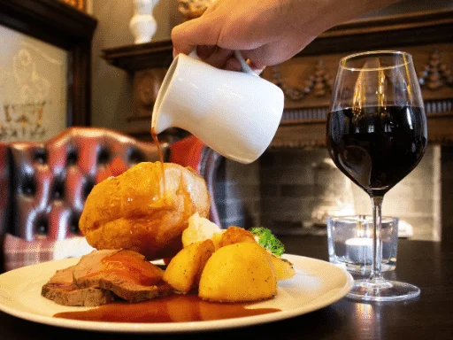 Roast dinner at The Fat Badger, Harrogate.