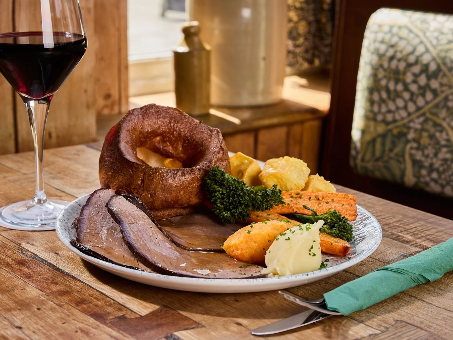 Roast dinner at The Harrogate Inn.