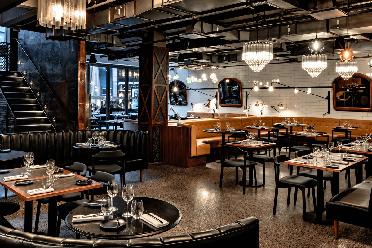 Interior dining room at Bread Street Kitchen & Bar Liverpool