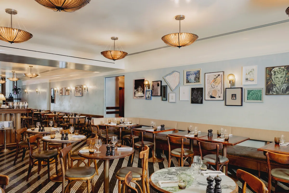 The dining room and terrace at Cecconi’s Shoreditch