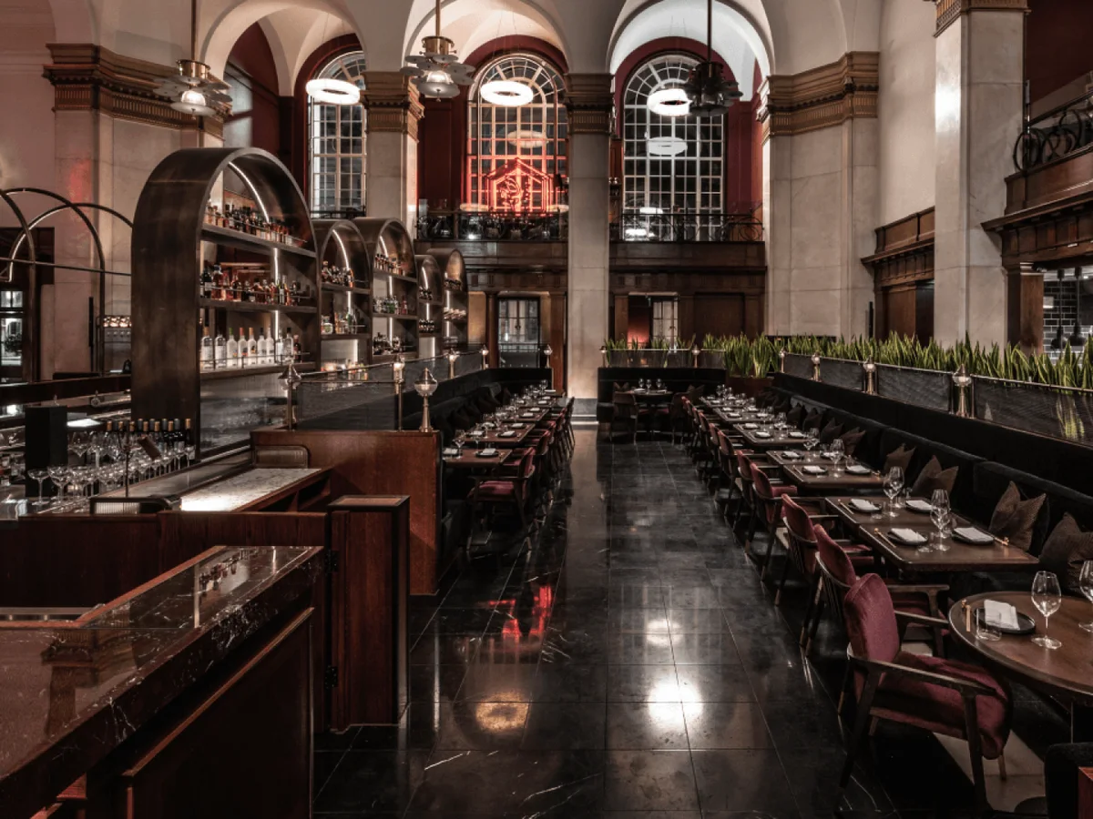 Dining room at Lucky Cat Manchester