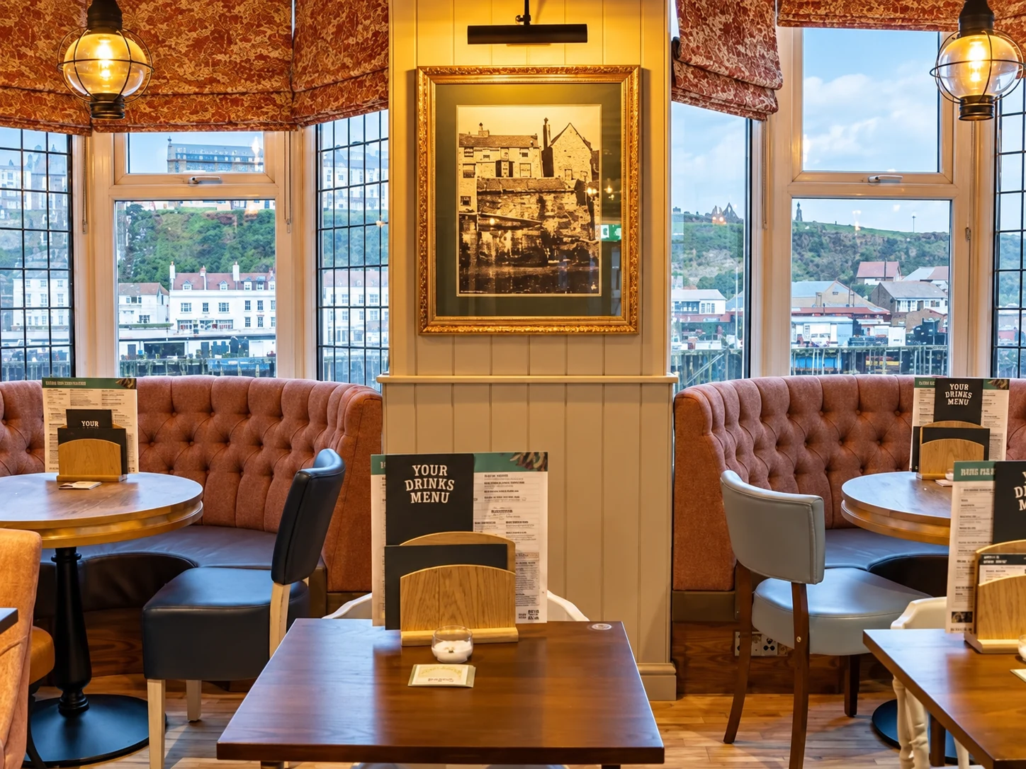 Dining room at the Duke of York Whitby