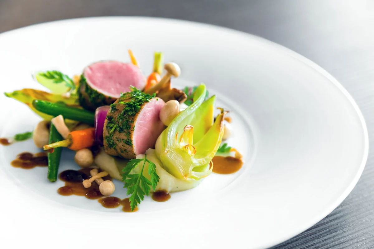 Plated dish from Café No.8 Bistro