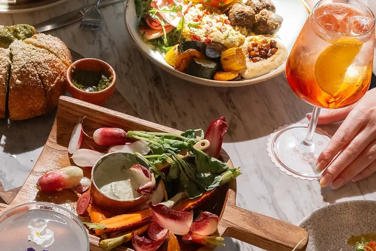 Food and cocktails from The Botanist